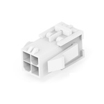 TE Connectivity Rectangular Connector Housings, 4 Way, 9A, PIN, VAL-U-LOK, Panel Mount