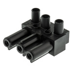 Wieland GST18 Series Connector, 3-Pole, Female, Cable Mount, 16A, IP20
