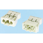 Wieland GST18 Series Connector, 3-Pole, Male, Panel Mount, 16A, IP40