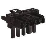 Wago 770 Series Distribution Block, 5-Pole, Female, Male, 5-Way, 25A