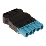 Wieland GST18i5 Series Mini Connector, 5-Pole, Male, Cable Mount, 20A, IP20