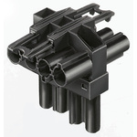 Wieland GST18i4 Series Distribution Block, 4-Pole, 2-Way, Cable Mount, 20A, IP20