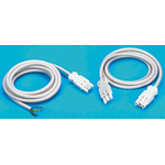 Wieland GST18i3 Series Cable Assembly, 3-Pole, Male to Female, 16A, IP40