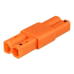 TE Connectivity Wire to Wire, 2-Pole, Female, 2-Way, Cable Mount, 4A
