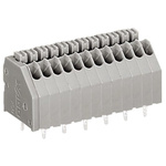 Wago 250 Series PCB Terminal Strip, 12-Pole, Female, 12-Way, PCB Mount, 2 (CSA) A, 4 (IEC/EN 60664-1) A, 5 (UL) A