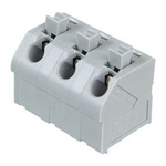 Wago 250 Series PCB Terminal Strip, 3-Pole, Female, 3-Way, PCB Mount, 10 (CSA) A, 17.5 (IEC/EN 60664-1) A, 2 (UL) A
