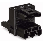 Wago 770 Series WINSTA MINI H Distribution Connector, 3-Pole, Female, Male, 3-Way, Cable Mount, 25A