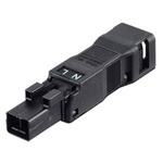 Wago 890 Series WINSTA MINI Plug, 2-Pole, Male, 2-Way, Cable Mount, 16A