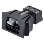 Wago 890 Series WINSTA MINI Snap In Socket, 3-Pole, Female, 3-Way, Flange Mount, Snap In Mount, 16A