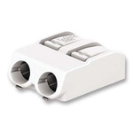 Wago 2061 Series PCB Terminal Block, 2-Pole, Female, 2-Way, PCB Mount, 10 (UL) A, 17.5 (IEC/EN 60664-1) A