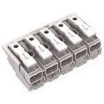 Wago 294 Series Power Supply Connector, 5-Pole, Female, 24A