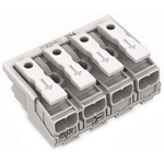 Wago 294 Series Power Supply Connector, 4-Pole, Female, 24A