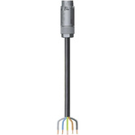 Wieland RST Mini Series Cable Assembly, 5-Pole, Male, 1-Way, Cable Mount, 16A, IP66, IP68, IP69