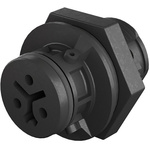 Wieland RST 08i2/3 Series Circular Connector, 2-Pole, Female, Panel Mount, 8A, IP66, IP68, IP69