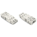 Wago Male Plug, 10mm Pitch, 3 Way, 1 Row