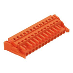 Wago 231 Series Pluggable Connectors, 13-Pole, Female, 13-Way, Cable Mount, 16A