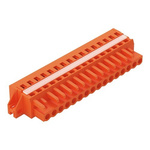 Wago 231 Series Connector, 16-Pole, Female, 16-Way, Feed Through, 16A