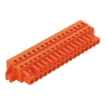 Wago 231 Series Connector, 17-Pole, Female, 17-Way, Feed Through, 16A