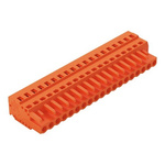 Wago 231 Series Pluggable Connector, 19-Pole, Female, 19-Way, Cable Mount, 16A