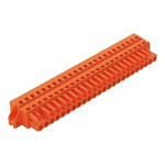 Wago 231 Series Pluggable Connector, 24-Pole, Female, 24-Way, Snap-In, 16A