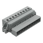 Wago 231 Series Connector, 9-Pole, Male, 9-Way, Feed Through, 12A