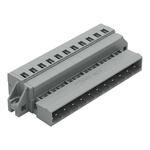 Wago 231 Series Pluggable Connectors, 11-Pole, Female, 11-Way, Feed Through, 16A