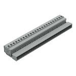 Wago 231 Series Pluggable Connector, 24-Pole, Male, 24-Way, Snap-In, 15A