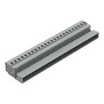 Wago 231 Series Pluggable Connector, 24-Pole, Male, 24-Way, Snap-In, 12A