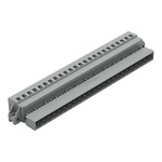 Wago 231 Series Pluggable Connector, 24-Pole, Male, 24-Way, Snap-In, 12A