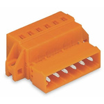 Wago 231 Series Pluggable Connector, 7-Pole, Male, 6-Way, Panel Mount, 15A