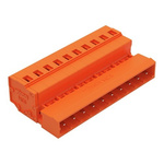 Wago 231 Series Pluggable Connector, 10-Pole, Male, 10-Way, Snap-In, 12A