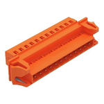 Wago 231 Series Pluggable Connector, 12-Pole, Male, 12-Way, Snap-In, 12A