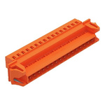 Wago 231 Series Pluggable Connector, 16-Pole, Male, 16-Way, Snap-In, 12A