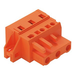 Wago 231 Series Pluggable Connector, 3-Pole, Female, 3-Way, Free Hanging, 16A