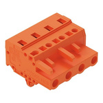 Wago 231 Series Pluggable Connector, 4-Pole, Female, 4-Way, Free Hanging, 16A