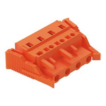 Wago 231 Series Pluggable Connector, 4-Pole, Female, 4-Way, Free Hanging, 16A