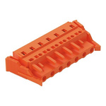Wago 231 Series Pluggable Connector, 7-Pole, Female, 7-Way, Free Hanging, 16A