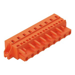 Wago 231 Series Pluggable Connector, 9-Pole, Female, 9-Way, Free Hanging, 16A