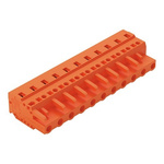 Wago 231 Series Pluggable Connector, 11-Pole, Female, 11-Way, Cable Mount, 16A
