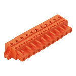 Wago 231 Series Pluggable Connector, 11-Pole, Female, 11-Way, Free Hanging, 16A