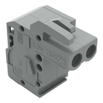 Wago 232 Series Connector, 2-Pole, Female, 2-Way, Plug-In, 15A