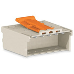 Wago 2092 Series Pluggable Connector, 3-Pole, Male, 3-Way, Snap-In, 16A