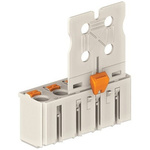 Wago 2092 Series Pluggable Connector, 4-Pole, Female, 5-Way, Push-In, 16A