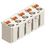 Wago 2092 Series Connector, 4-Pole, Female, 4-Way, Push-In, 15A