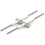 Wago 2061 Series Board-To-Board Link, 2-Pole, Male to Male, 2-Way, Push-In, 9A