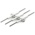 Wago 2061 Series Board-To-Board Link, 4-Pole, Male to Male, 4-Way, Push-In, 9A