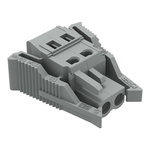 Wago 231 Series Pluggable Connector, 2-Pole, Female, 2-Way, Plug-In, 16A