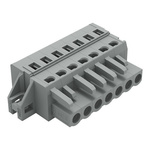 Wago 231 Series Connector, 7-Pole, Female, 7-Way, Feed Through, 16A