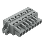 Wago 231 Series Connector, 8-Pole, Female, 8-Way, Feed Through, 16A