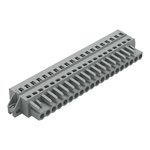 Wago 231 Series Pluggable Connector, 20-Pole, Female, 20-Way, Cable Mount, 16A
